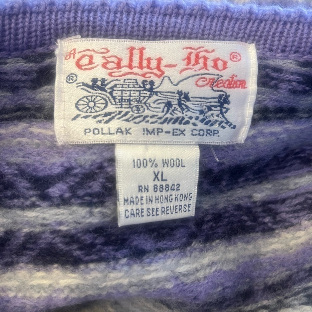 TALLY HO Vintage‎ Wool Cardigan - Picture 5 of 6
